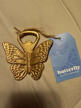 Nordstrom Gold Butterfly Bottle Opener